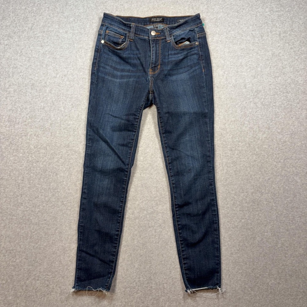 Judy Blue Jeans Womens 5/27 Medium Blue Mid Rise Skinny Stretch JB82207DK